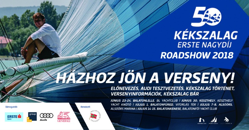 50. Kékszalag: a hétvégén Keszthelyen folytatódik a roadshow