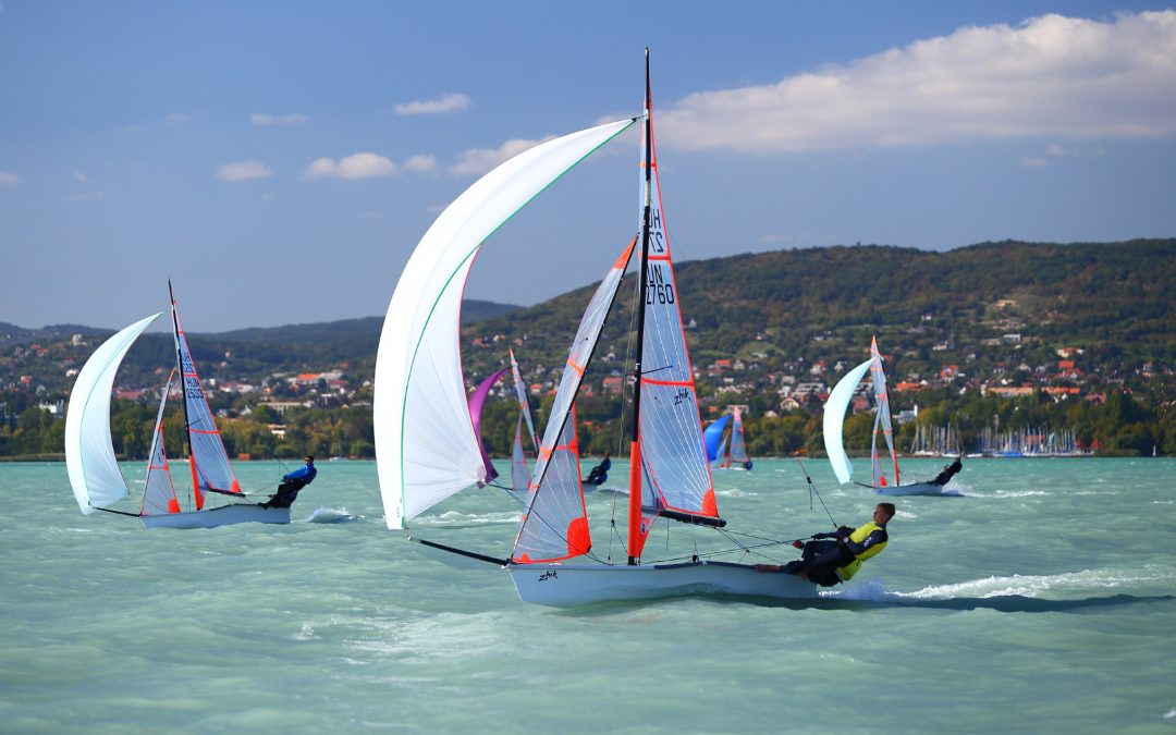 Hatalmas flotta az Optimist/29er Ob-n